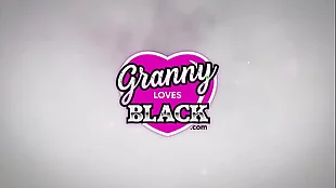grannylovesblack lacey comforts ebony with her tongue