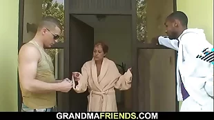 granny gets banged in all her fuck holes